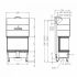 Стальная каминная топка Spartherm Arte 3RL-80h-4S